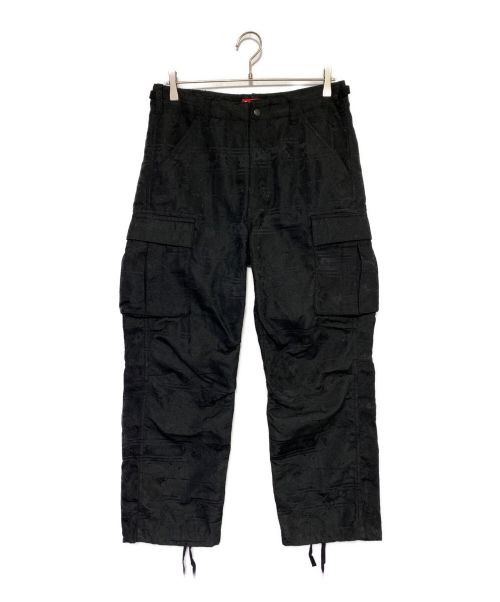 SUPREME（シュプリーム）SUPREME (シュプリーム) Floral Tapestry Cargo Pant ブラック サイズ:W30(76cm)の古着・服飾アイテム