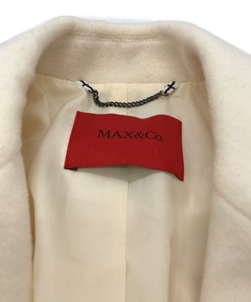 MAX&Co.（マックスアンドコー）MAX&Co. (マックスアンドコー) コート ホワイト サイズ:38の古着・服飾アイテム