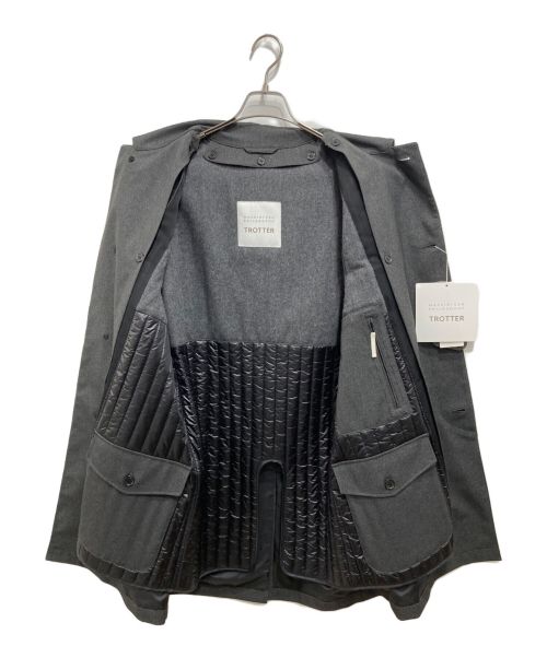 MACKINTOSH PHILOSOPHY（マッキントッシュ フィロソフィー）MACKINTOSH PHILOSOPHY (マッキントッシュフィロソフィー) トロッター エクストラソリッド ピンヘッド コート チャコールグレー サイズ:40 未使用品の古着・服飾アイテム