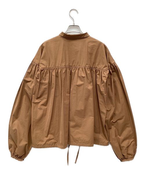 ELIN（エリン）ELIN (エリン) Chino gathered top ブラウン サイズ:38の古着・服飾アイテム