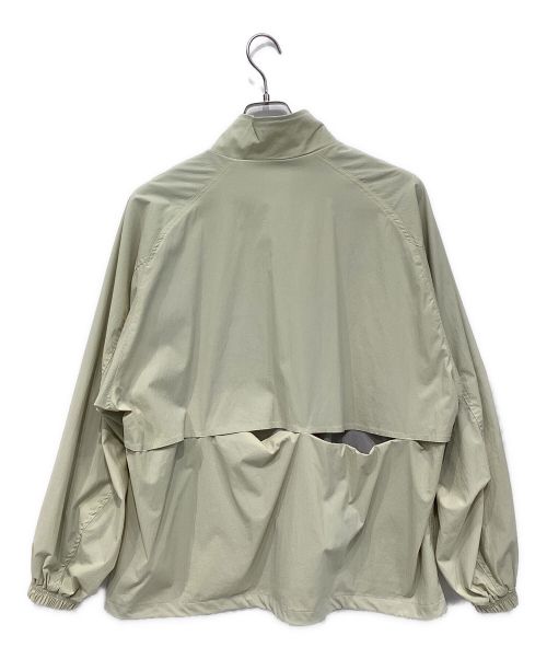 417 by EDIFICE（417 バイ エディフィス）417 by EDIFICE (417 バイ エディフィス) ワッシャーナイロンストレッチ スタンドブルゾン ベージュ サイズ:L 未使用品の古着・服飾アイテム