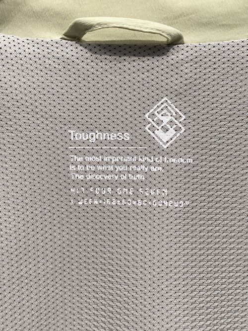 417 by EDIFICE（417 バイ エディフィス）417 by EDIFICE (417 バイ エディフィス) ワッシャーナイロンストレッチ スタンドブルゾン ベージュ サイズ:L 未使用品の古着・服飾アイテム