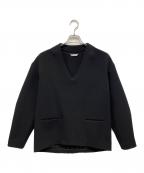YONFAヨンファ）の古着「Vネックプルオーバーカットソー」｜ブラック