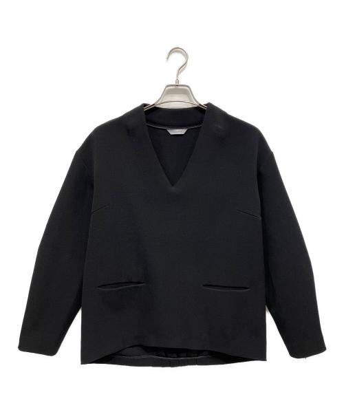 YONFA（ヨンファ）YONFA (ヨンファ) Vネックプルオーバーカットソー ブラック サイズ:FREEの古着・服飾アイテム