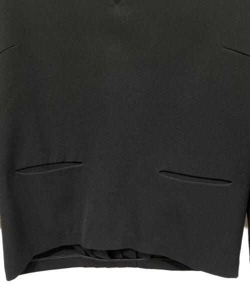 YONFA（ヨンファ）YONFA (ヨンファ) Vネックプルオーバーカットソー ブラック サイズ:FREEの古着・服飾アイテム