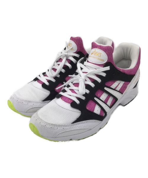 asics（アシックス）asics (アシックス) COMME des GARCONS SHIRT (コムデギャルソンシャツ) コムデギャルソン TATHER ホワイト×パープル サイズ:26の古着・服飾アイテム