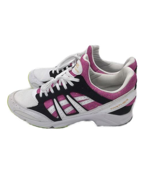 asics（アシックス）asics (アシックス) COMME des GARCONS SHIRT (コムデギャルソンシャツ) コムデギャルソン TATHER ホワイト×パープル サイズ:26の古着・服飾アイテム