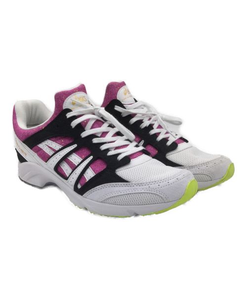 asics（アシックス）asics (アシックス) COMME des GARCONS SHIRT (コムデギャルソンシャツ) コムデギャルソン TATHER ホワイト×パープル サイズ:26の古着・服飾アイテム