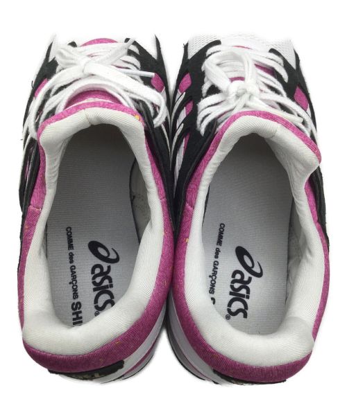 asics（アシックス）asics (アシックス) COMME des GARCONS SHIRT (コムデギャルソンシャツ) コムデギャルソン TATHER ホワイト×パープル サイズ:26の古着・服飾アイテム