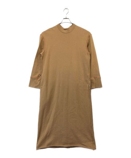 CINOH（チノ）CINOH (チノ) ロングレングススウェットワンピース ベージュ サイズ:SIZE 36の古着・服飾アイテム