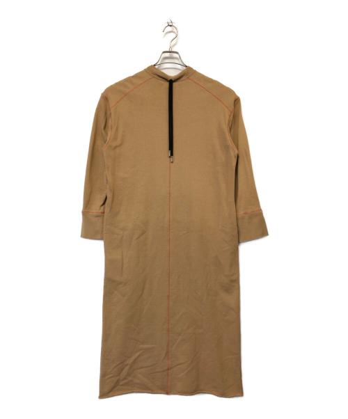 CINOH（チノ）CINOH (チノ) ロングレングススウェットワンピース ベージュ サイズ:SIZE 36の古着・服飾アイテム