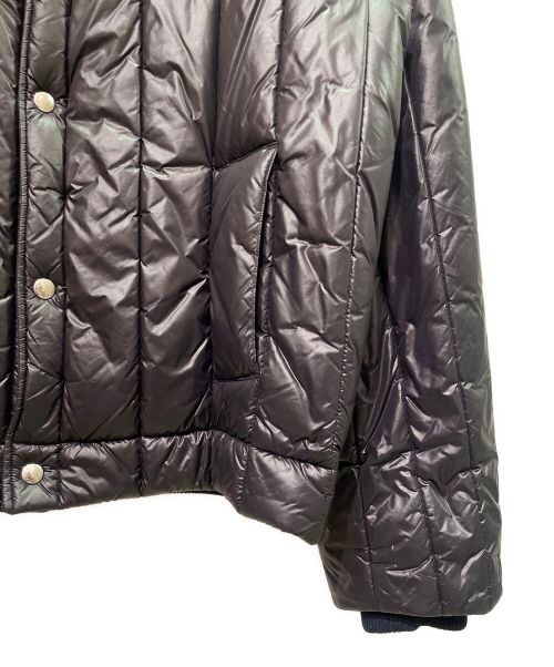 LOUIS VUITTON（ルイ ヴィトン）LOUIS VUITTON (ルイ ヴィトン) レザー切替 キルティングジャケット ブラック サイズ:56の古着・服飾アイテム