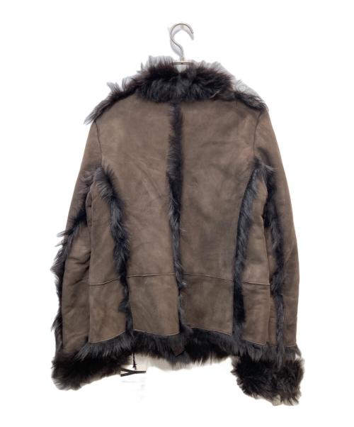 BULLY（ブリー）BULLY (ブリー) ムートンジャケット ブラウン サイズ:44の古着・服飾アイテム