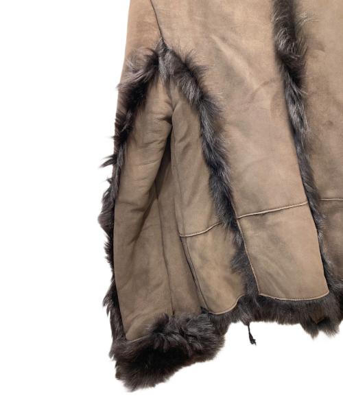 BULLY（ブリー）BULLY (ブリー) ムートンジャケット ブラウン サイズ:44の古着・服飾アイテム