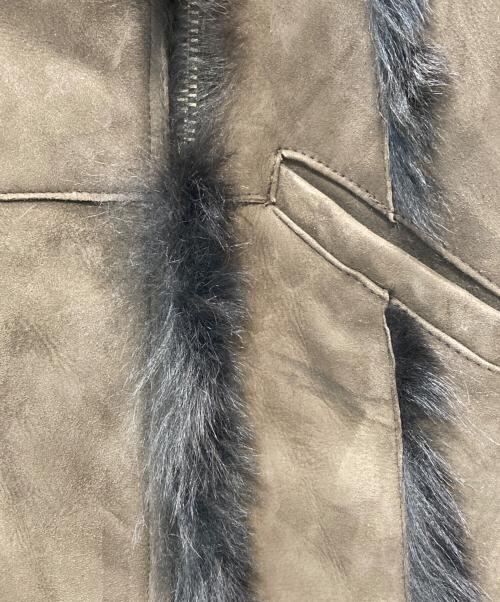 BULLY（ブリー）BULLY (ブリー) ムートンジャケット ブラウン サイズ:44の古着・服飾アイテム