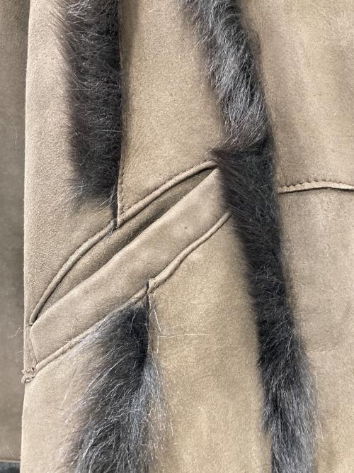 BULLY（ブリー）BULLY (ブリー) ムートンジャケット ブラウン サイズ:44の古着・服飾アイテム