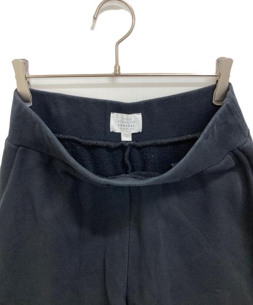 STUDIO NICHOLSON（スタジオ ニコルソン）STUDIO NICHOLSON (スタジオ ニコルソン) SUNSPEL (サンスペル) WOMEN’S COTTON FLEECEBACK パンツ ブラック サイズ:2の古着・服飾アイテム