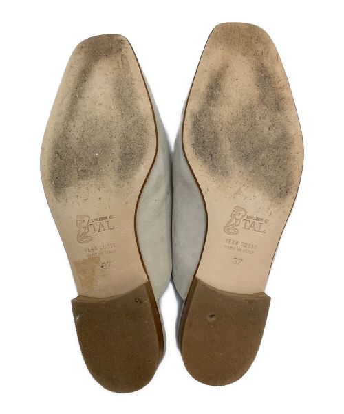 luca grossi（ルカグロッシ）luca grossi (ルカグロッシ) ビットスウェードサンダル アイボリー サイズ:37の古着・服飾アイテム