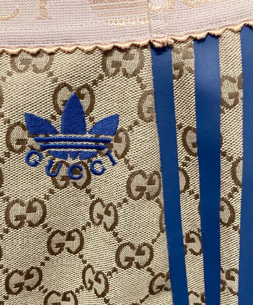 GUCCI（グッチ）GUCCI (グッチ) adidas (アディダス) コラボGGキャンバススカート ベージュ サイズ:40の古着・服飾アイテム