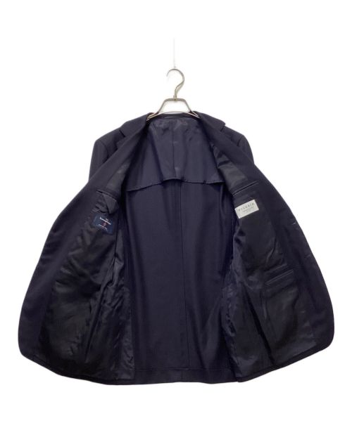 TOMORROW LAND PILGRIM（トゥモローランド ピルグリム）TOMORROW LAND PILGRIM (トゥモローランド ピルグリム) HORIZON TWILL 2Bテーラードジャケット ネイビー サイズ:46の古着・服飾アイテム