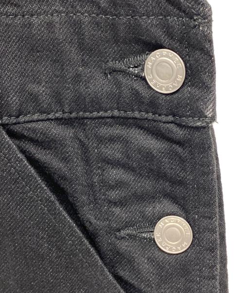 MACPHEE（マカフィー）MACPHEE (マカフィー) TOMORROW LAND (トゥモローランド) コットンデニム サロペットスカート ブラック サイズ:36の古着・服飾アイテム