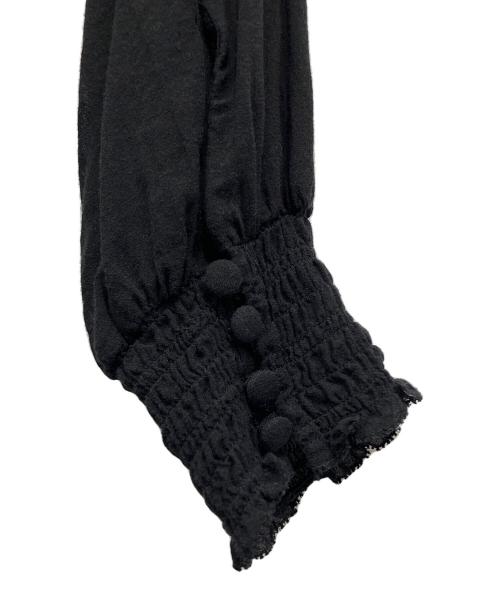 CASA FLINE（カーサフライン）CASA FLINE (カーサフライン) ハイネックタックワンピース ブラック サイズ:FREEの古着・服飾アイテム