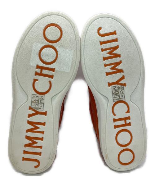 JIMMY CHOO（ジミーチュウ）JIMMY CHOO (ジミーチュウ) ローカットスニーカー オレンジ サイズ:37の古着・服飾アイテム