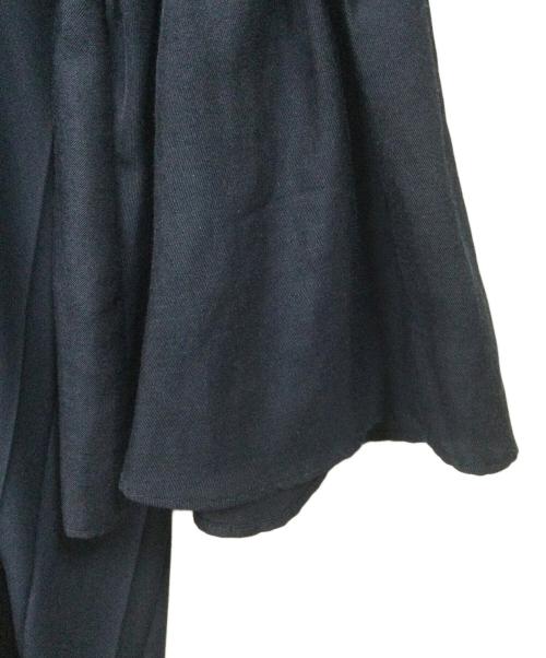 23区（ニジュウサンク）23区 (ニジュウサンク) シルクコットンツイルワンピース ネイビー サイズ:32の古着・服飾アイテム