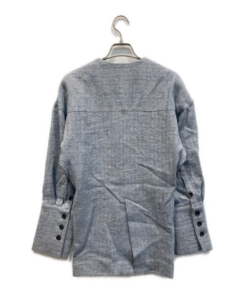 WALTZ（ワルツ アキラ ナカ）WALTZ (ワルツ アキラ ナカ) シェイピングブラウス ブルー サイズ:1の古着・服飾アイテム