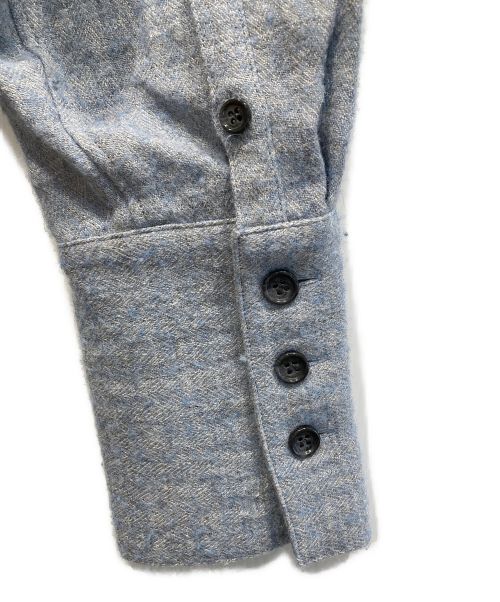 WALTZ（ワルツ アキラ ナカ）WALTZ (ワルツ アキラ ナカ) シェイピングブラウス ブルー サイズ:1の古着・服飾アイテム