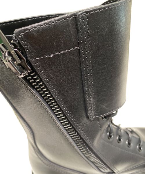 CELINE（セリーヌ）CELINE (セリーヌ) ダブルベルトレースアップブーツ ブラック サイズ:35の古着・服飾アイテム