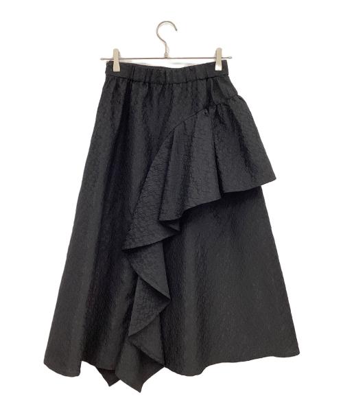 CELFORD（セルフォード）CELFORD (セルフォード) ふくれJQギャザースカート ブラック サイズ:38の古着・服飾アイテム