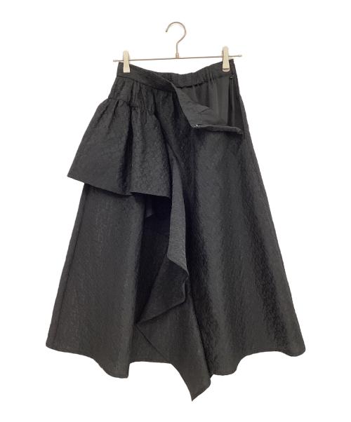 CELFORD（セルフォード）CELFORD (セルフォード) ふくれJQギャザースカート ブラック サイズ:38の古着・服飾アイテム