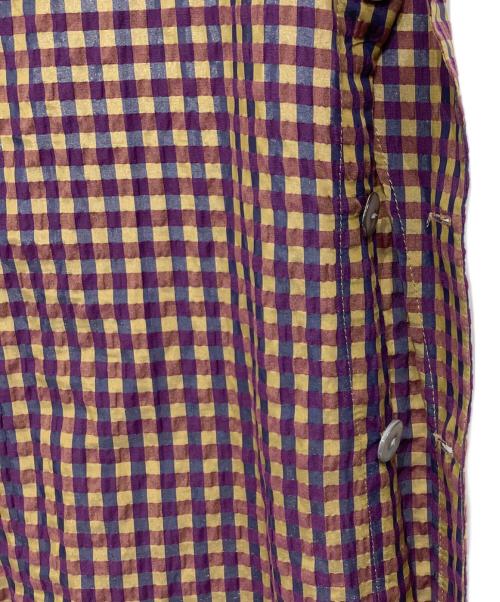 MAISON SPECIAL（メゾンスペシャル）MAISON SPECIAL (メゾンスペシャル) マルチウェイレイヤードシャツブラウス パープル×ベージュ サイズ:FREEの古着・服飾アイテム