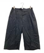 Y'sワイズ）の古着「タックワイドパンツ」｜ブラック