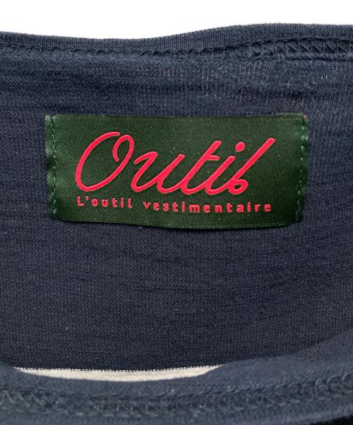 OUTIL（ウティ）OUTIL (ウティ) バスクシャツ ネイビーの古着・服飾アイテム