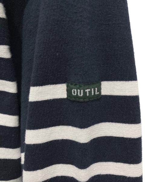 OUTIL（ウティ）OUTIL (ウティ) バスクシャツ ネイビーの古着・服飾アイテム