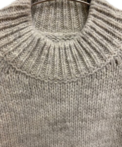 Maison Margiela（メゾンマルジェラ）Maison Margiela (メゾンマルジェラ) ALPACA HINECK KNIT SWEATER(アルパカハイネックニットセーター) ベージュ サイズ:Sの古着・服飾アイテム