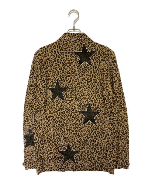 AMIRI（アミリ）AMIRI (アミリ) レオパードスタッズジャケット ベージュ サイズ:XSの古着・服飾アイテム