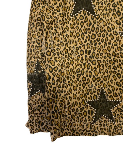AMIRI（アミリ）AMIRI (アミリ) レオパードスタッズジャケット ベージュ サイズ:XSの古着・服飾アイテム