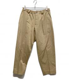 MARNI（マルニ）の古着「コットンツイル1Pシャーリングテーパードパンツ」｜ベージュ