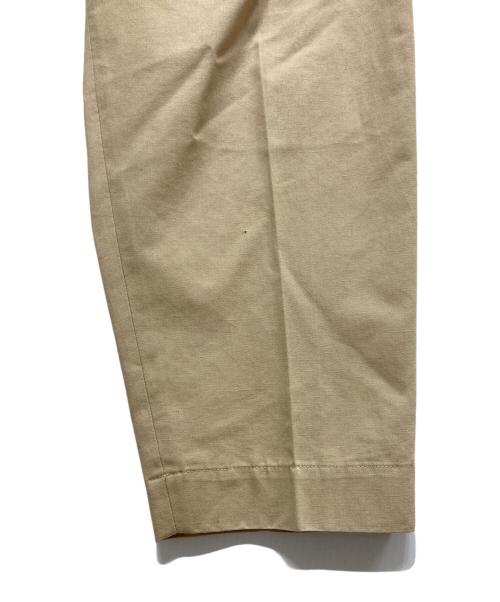 MARNI（マルニ）MARNI (マルニ) コットンツイル1Pシャーリングテーパードパンツ ベージュ サイズ:44の古着・服飾アイテム