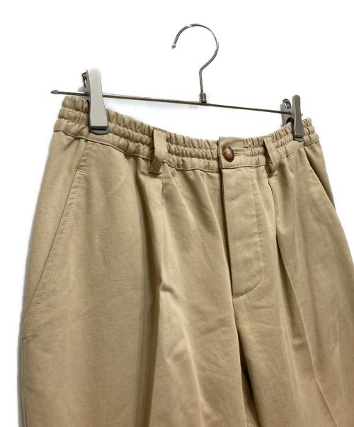 MARNI（マルニ）MARNI (マルニ) コットンツイル1Pシャーリングテーパードパンツ ベージュ サイズ:44の古着・服飾アイテム