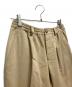 中古・古着 MARNI (マルニ) コットンツイル1Pシャーリングテーパードパンツ ベージュ サイズ:44：8000円