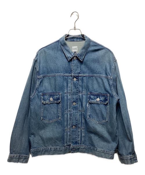 CGS（カリフォルニア ジェネラルストア）CGS (カリフォルニア ジェネラルストア) オーガニック デニム ジャケット ブルー サイズ:Ｌの古着・服飾アイテム