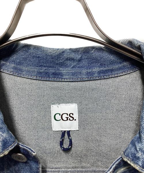 CGS（カリフォルニア ジェネラルストア）CGS (カリフォルニア ジェネラルストア) オーガニック デニム ジャケット ブルー サイズ:Ｌの古着・服飾アイテム