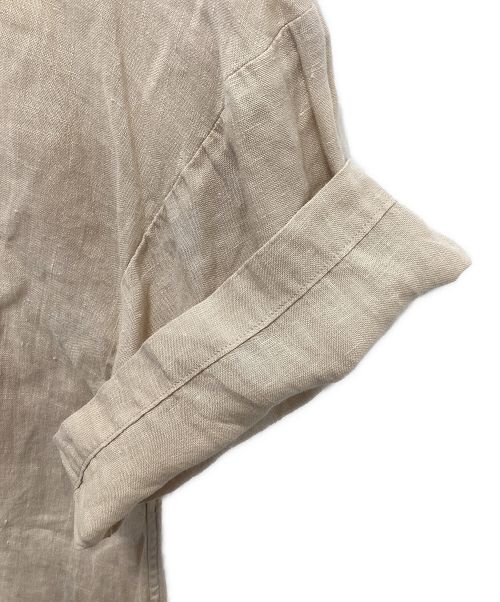 HARVESTY（ハーベスティー）HARVESTY (ハーベスティー) 半袖アトリエローブ ベージュ サイズ:1の古着・服飾アイテム