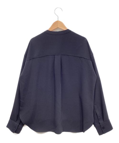 Noble（ノーブル）Noble (ノーブル) ワークディテールドレープシャツ2 ネイビー サイズ:Freeの古着・服飾アイテム