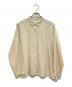 evam eva（エヴァムエヴァ）の古着「コットンウール スクエアシャツ」｜ベージュ