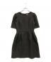 TOCCA（トッカ）の古着「5分袖タックワンピース」｜ブラック